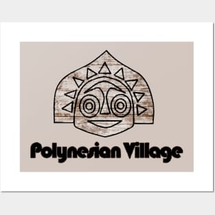 Polynesian Tiki Pocket Logo Posters and Art